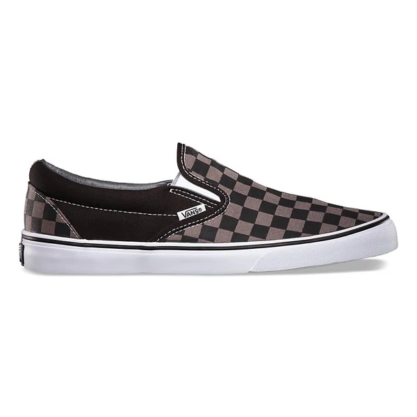 Vans - Classic Slip-On Black/Pewter Checkerboard