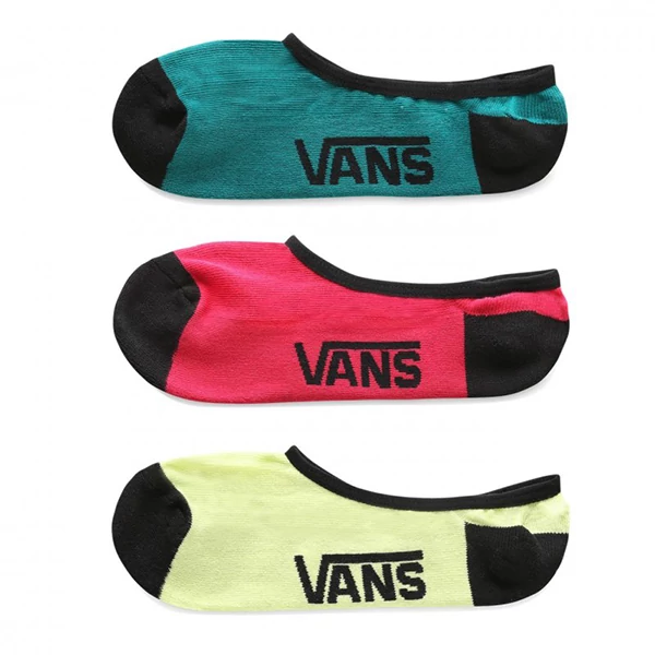 Vans - Super No Show Zokni 3db/csomag (Lime)